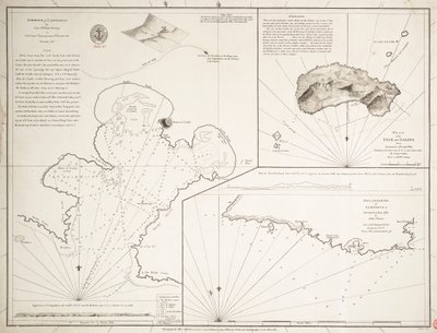 Kaart van Lampedusa, Sicilië door Alexander Dalrymple