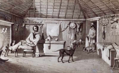 Het eerste huis van de squatter, c.1847 door Alexander Denistoun Lang