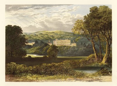 Denton Hall, Yorkshire, Engeland. door Alexander Francis (after) Lydon