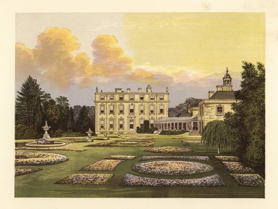 Ditchley Huis en tuinen, Oxfordshire, Engeland door Alexander Francis (after) Lydon