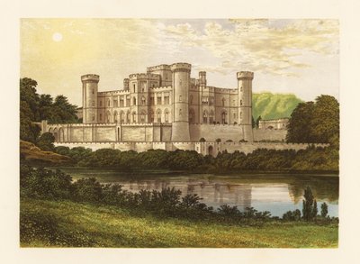 Eastnor Castle, Herefordshire, Engeland. door Alexander Francis (after) Lydon