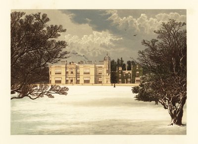 Eshton Hall, Yorkshire, Engeland door Alexander Francis (after) Lydon