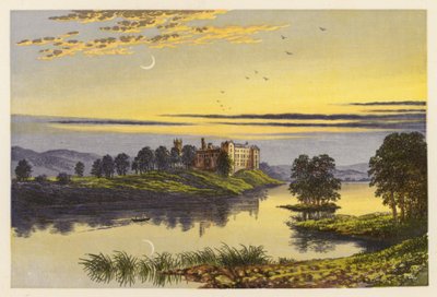 Schotse Loch Scenery: Linlithgow Loch door Alexander Francis (after) Lydon