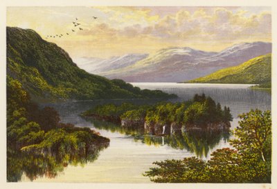Schotse Loch Scenery: Loch Katrine door Alexander Francis (after) Lydon