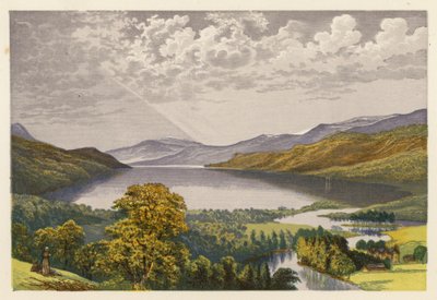 Schots Loch landschap: Loch Tay door Alexander Francis (after) Lydon