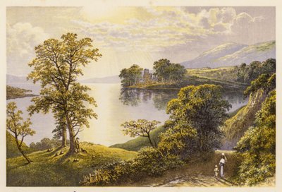 Schotse Loch Scenery: Lochmaben door Alexander Francis (after) Lydon