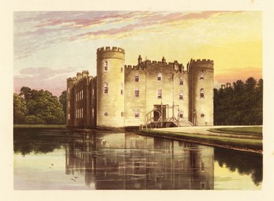 Shirburn Castle., Oxfordshire, Engeland.,1880 door Alexander Francis (after) Lydon