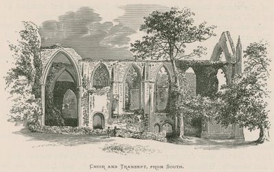 Bolton Priory, Koor en Transept, vanuit het zuiden door Alexander Francis Lydon
