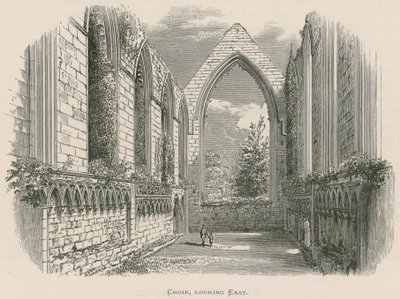 Bolton Priory, koor, kijkend naar het oosten door Alexander Francis Lydon