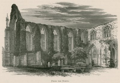 Bolton Priory, vanaf het noorden door Alexander Francis Lydon