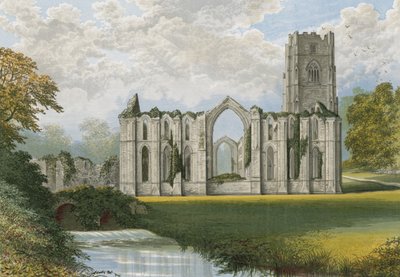 Fountains Abbey door Alexander Francis Lydon