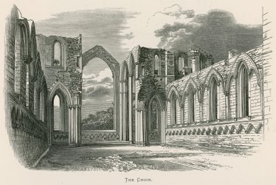Fountains Abbey, Het Koor door Alexander Francis Lydon