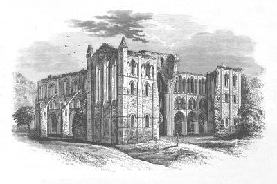 Vanuit het noorden, Rievaulx Abbey door Alexander Francis Lydon