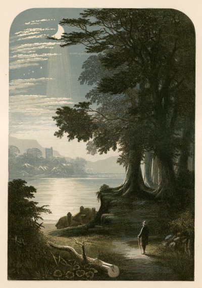 Illustratie voor Miltons Il Penseroso door Alexander Francis Lydon