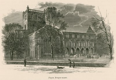Jedburgh Abbey, Vanuit het Noordoosten door Alexander Francis Lydon