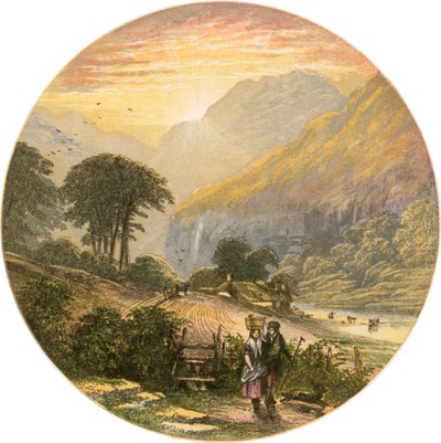 Landschap in het Merengebied door Alexander Francis Lydon