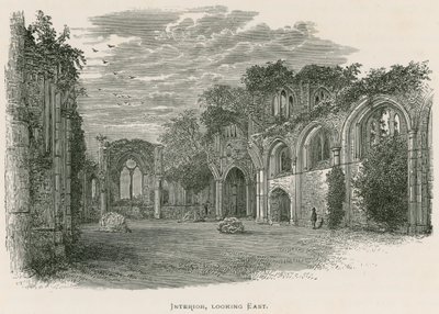 Netley Abbey, Interieur, kijkend naar het Oosten door Alexander Francis Lydon