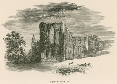 Rievaulx Abbey, vanuit het zuidoosten door Alexander Francis Lydon