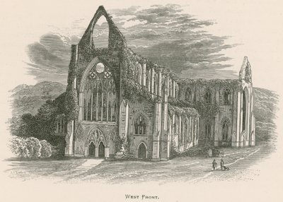 Tintern Abbey, Westelijke Voorzijde door Alexander Francis Lydon