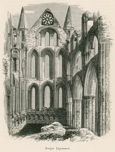 Whitby Abdij, Noord Transept door Alexander Francis Lydon