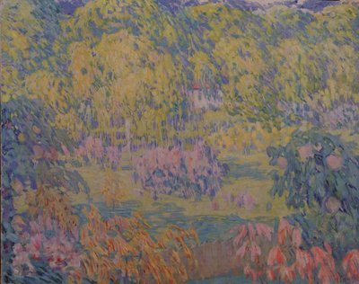 Landschap door Alexander Fyodorovich Gaush