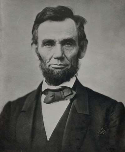 Abraham Lincoln door Alexander Gardner