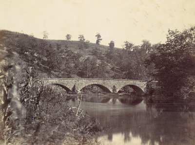 Antietam-brug, op de Sharpsburg en Boonsboro Turnpike, nr. 1, september 1862, 1862 door Alexander Gardner