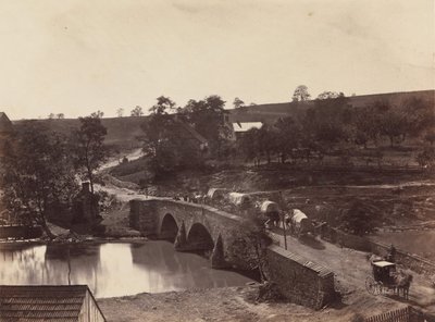 Antietam-brug, op de Sharpsburgh en Boonsboro Turnpike, nr. 3 door Alexander Gardner