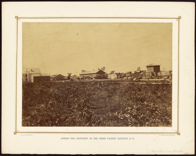[Depot, Lawrence, Kansas]. door Alexander Gardner