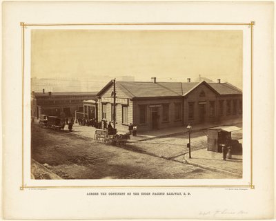 [Depot St. Louis, Missouri]. door Alexander Gardner