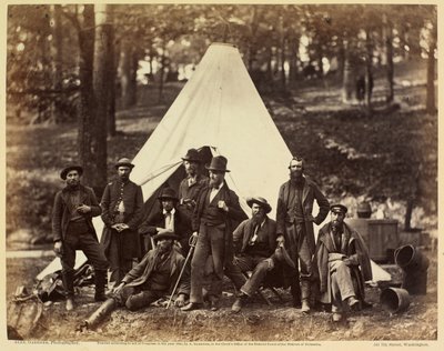 Incidenten van de oorlog: gidsen voor het leger van de Potomac door Alexander Gardner