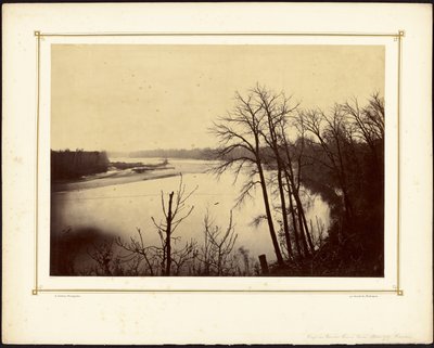 [Uitzicht op de Kansas rivier bij Stranger, Kansas]. door Alexander Gardner