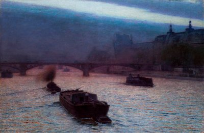 Avond aan de Seine door Alexander Gierymski