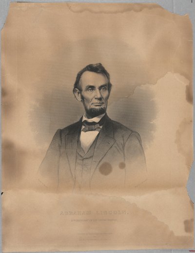 Abraham Lincoln door Alexander Hay Ritchie