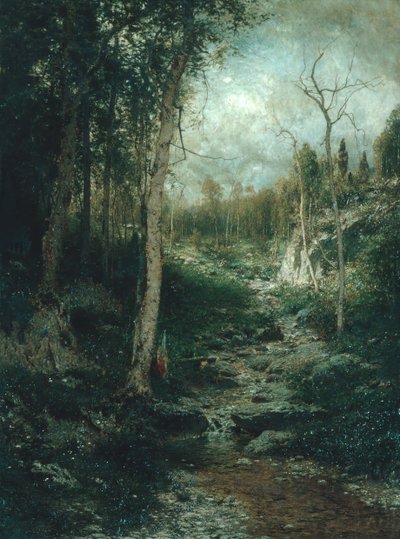 Een Oude Openplek door Alexander Helwig Wyant