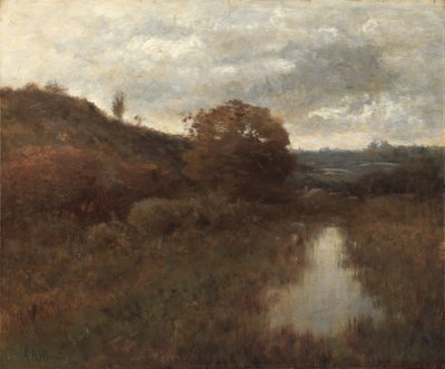 Herfst Landschap en Zwembad door Alexander Helwig Wyant