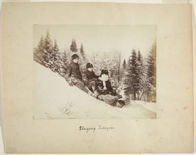 Rodelen, ca. 1873 door Alexander Henderson