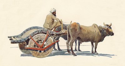 Een ossenkar, Jodhpur door Alexander Henry Hallam Murray