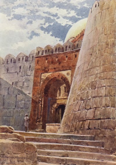 Het Graf van Tughlak Shah door Alexander Henry Hallam Murray