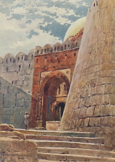 Het graf van Tughlak Shah, ca. 1880-1905 door Alexander Henry Hallam Murray