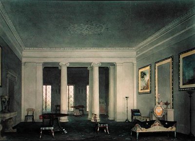 Grieks Revival Dubbele Salon, c.1845 door Alexander Jackson Davis