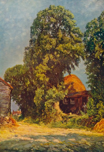 Een hete dag op de Lower Icknield Way, 1935 door Alexander Jamieson