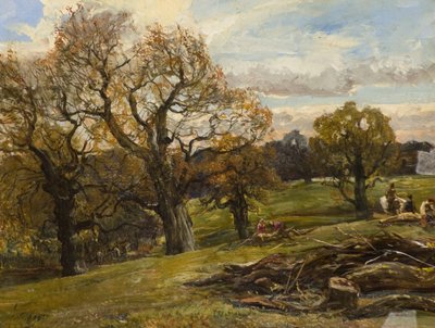 Cadzow Bos, c.1860 door Alexander Jnr. Fraser