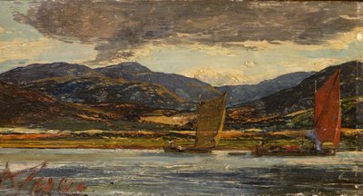 Rivierscène door Alexander Jnr. Fraser