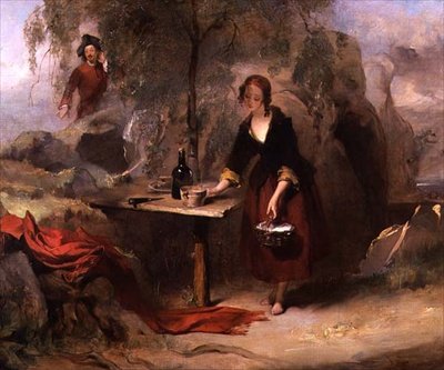 Alice, de Dochter van Donald Beanham Bereidt Ontbijt voor Edward Waverley door Alexander Johnston