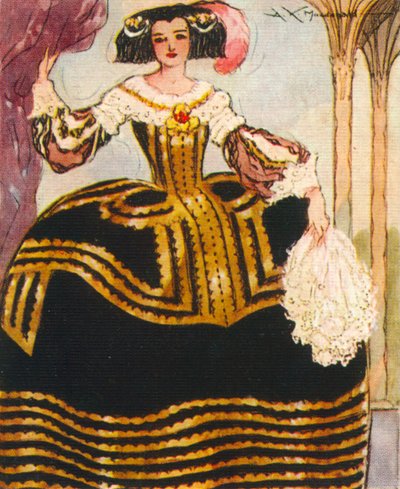 Isabella van Bourbon, gravin van Charolais 1436-1465, 1937 door Alexander K. MacDonald