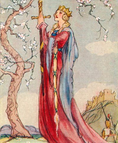 Koningin Guinevere, gemalin van Koning Arthur, 1937 door Alexander K. MacDonald