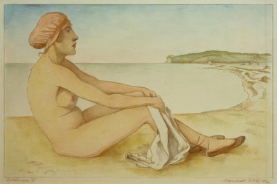 Hiddensee III door Alexander Kanoldt
