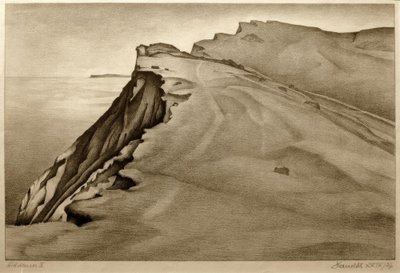 Hiddensee II door Alexander Kanoldt