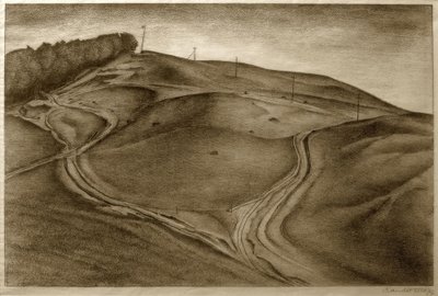 Hiddensee IV door Alexander Kanoldt